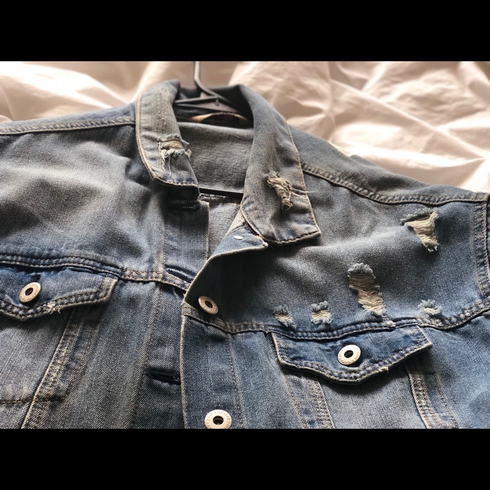 Denim Long Jacket - Picture 2 of 8